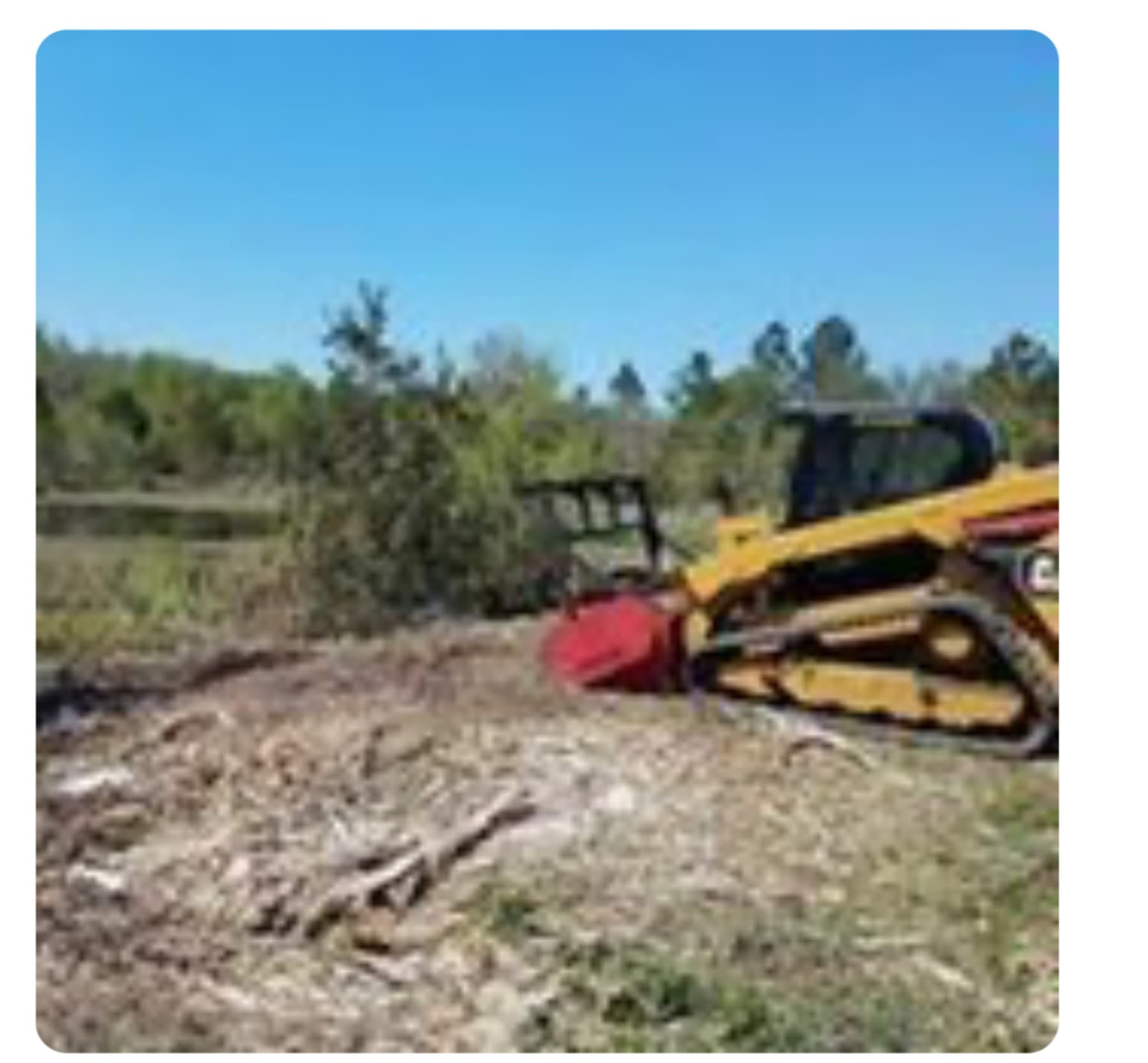 Skid steer mulching