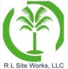 R L Site Works, LLC palm logo